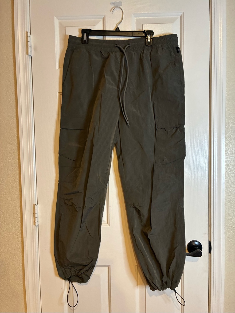 PacSun Olive Cargo Jogger Pants with Drawstring Ankles